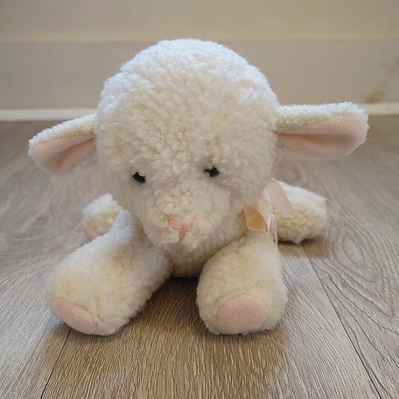 Dakin 1989 White Lamb Sheep Plush Musical Animated Stuffed Animal Jesus Loves Me - Picture 4 of 12